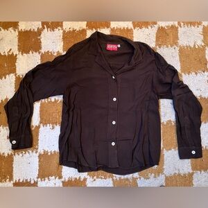 Big Bud Press Brown Button Down Shirts